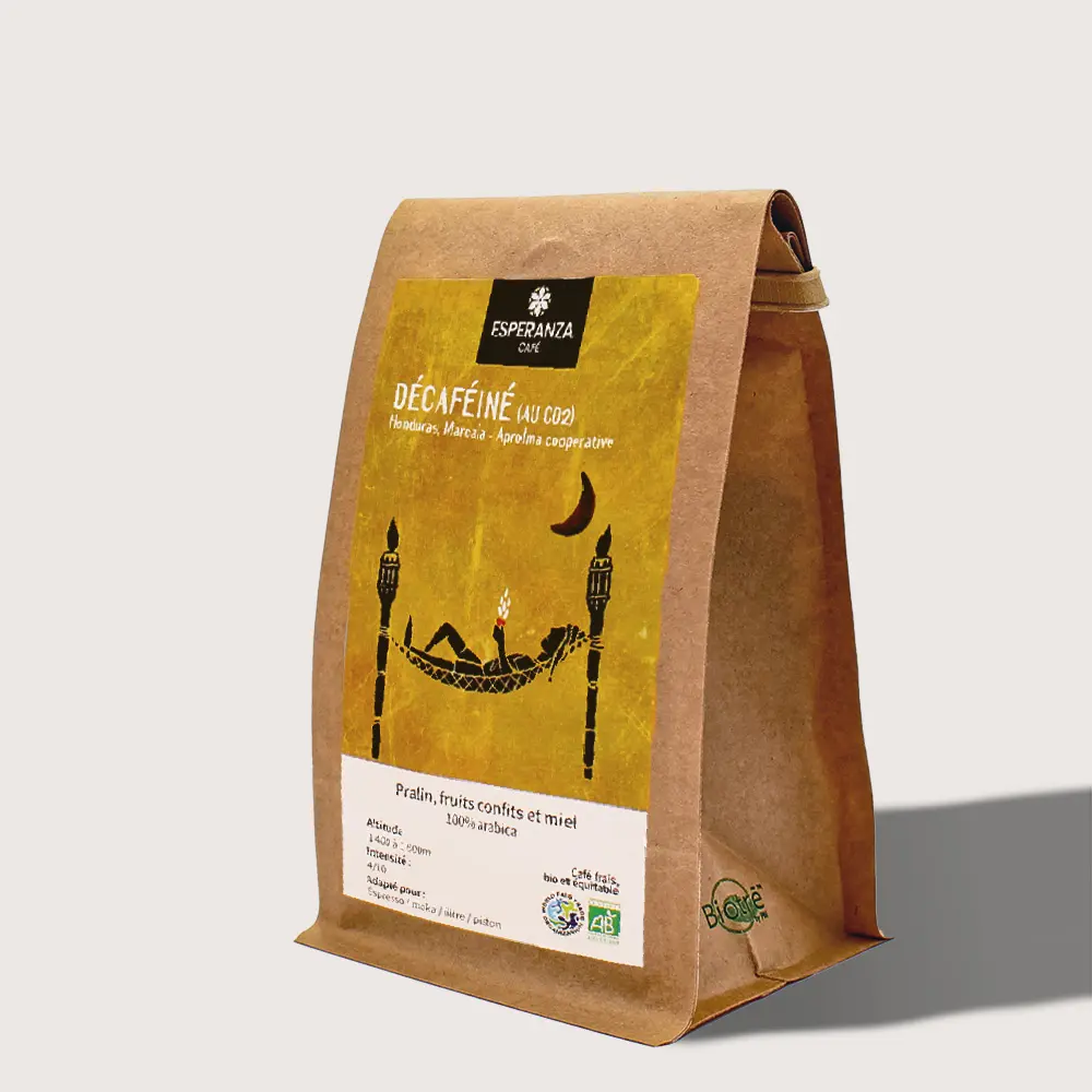 Décaféiné café en grain produit, Esperanza Café