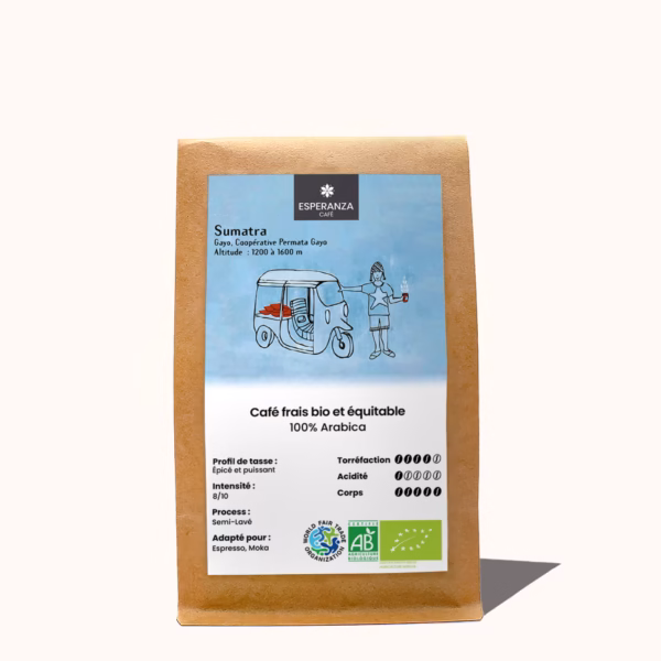 Sumatra Indonésie - origine café bio Esperanza Café
